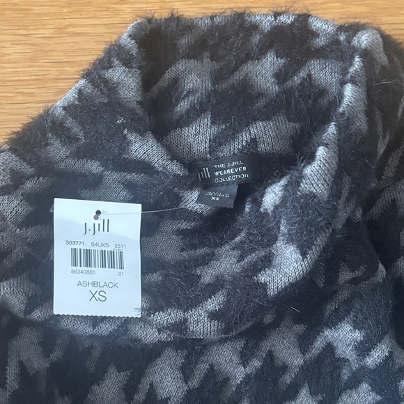 NWT JJILL Houndstooth sweater - Picture 2 of 5